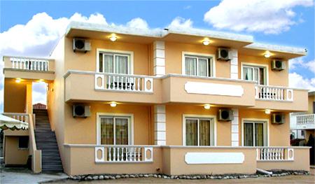Paradise Studios Faliraki. Kathara Bay,Rhodes, Greece, Beach front accommodation, best rates, ideal location, Air Conditioned rooms..!