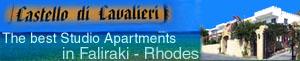 Best deal in apartments, in Faliraki, Rhodes, Castello Di Cavallieri Apartments. Lowest rates for direct booking, bookings