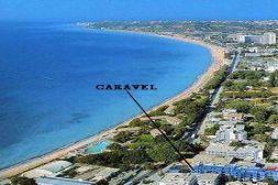 Caravel Hotel is located at the nortnern tip of the island of Rhodes.